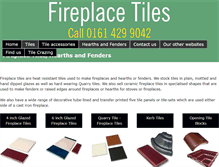 Tablet Screenshot of fireplace-tiles.com